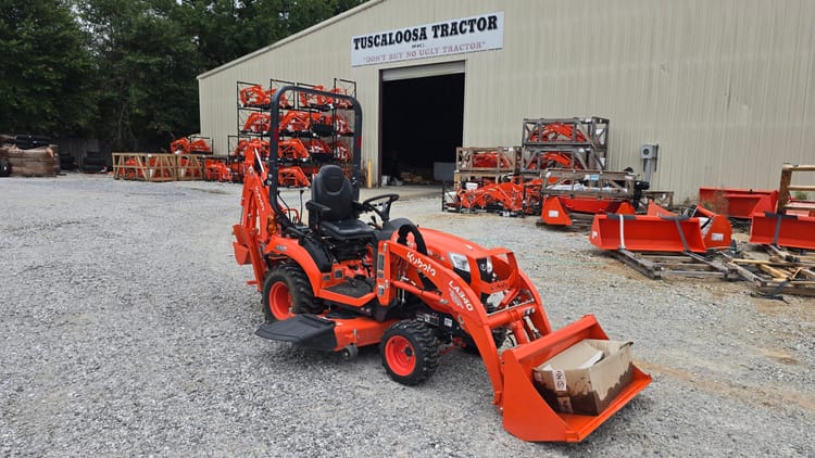 Kubota BX23SLSB-R-1 4WD Tractor Loader Backhoe w/ Mower Deck