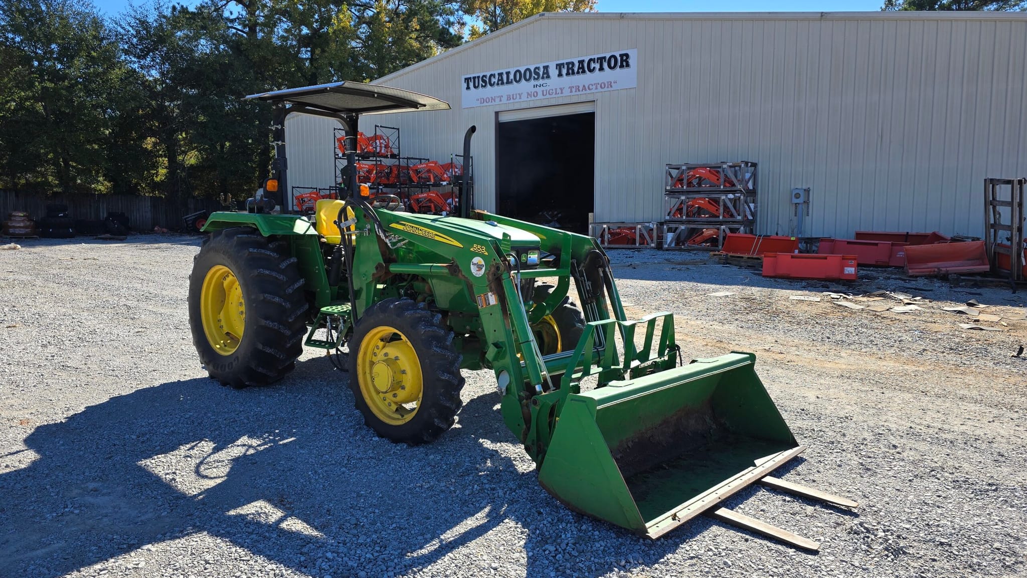 John Deere 5055E 4WD Tractor Loader